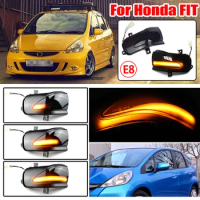 Dynamic LED Turn Signal Light Arrow Blinker For Honda Fit Jazz GE INSIGHT ZE Repeater Side Wing Mirror Flasher 2009-2013 2014