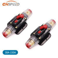 Car Circuit Breaker 12V 24V Suitable Self-recovery Fuse with Power Protect Fuse Holder Switch 40A 50A 60A 80A 100A 125A 150A