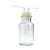 【工具網】廣口瓶250ml 洗氣瓶 吸引瓶 孟氏氣體瓶 抽氣瓶 雙孔橡膠塞 廣口瓶 集氣裝置 180-GWB250