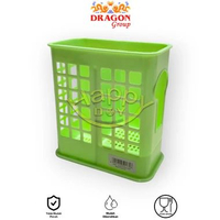 TEMPAT SENDOK | GARPU | SUMPIT | CUTLERY HOLDER GANTUNG TEBAL DRAGON HIJAU