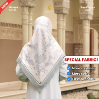 New 𝐃𝐀𝐅𝐀𝐍𝐘𝐀 - Malaya Series Jilbab Motif Floral Kerudung Segi Empat Hijab Scarf bahan Voal Laser Cut
