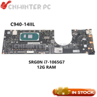 NOKOTION 5B20S43850 NM-C761 For Lenovo Yoga C940 C940-14IIL Laptop Motherboard mainboard SRG0N i7-1065G7 CPU 12G RAM