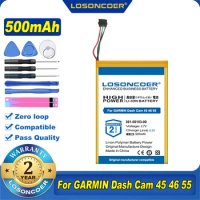 100% Original LOSONCOER 361-00103-00 Battery For GARMIN Dash Cam 45, Dash Cam 46, Dash Cam 55, Dash Cam 56, Dash Cam 66W