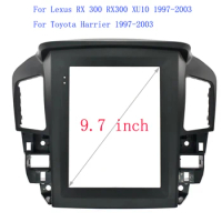 WQLSK 9.7 Inch Fascias For Lexus RX300 Harrier 1997-2003 Car Radio Android Stereo Player Head Unit 2 Din Panel Dashboard Frame