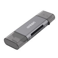 ONTEN OTN-CR531A USB 3.0/Type-C MICRSD/SD 讀卡機轉接器 黑色 (V202)