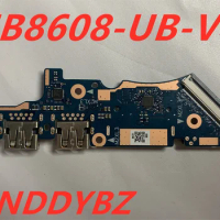 Used Genuine Board For LENOVO Ideapad S540-15IWL USB Power Button Board NB8608-UB-V4 100% TESED OK