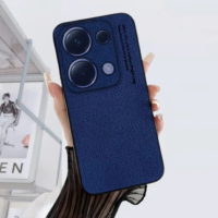 Casing Luxury Leather Plain Terbaru Untuk XIAOMI POCO X6 5G/ REDMI NOTE 13 PRO 5G
