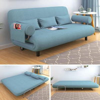 折疊沙發床億家達可折疊沙發床小戶型客廳雙人沙發折疊床兩用多功能布藝沙發