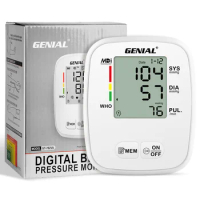 Blood Pressure Monitor Home Use, Blood Pressure Cuff Digital Arm, Blood Pressure Monitor Automatic Cuff Heartbeat Monitoring