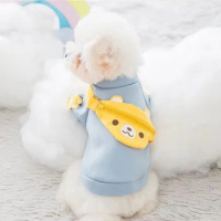 Puppy clothes Teddy cat pet fighting small puppy than bear spring and autumn small suckling dog cat sweater