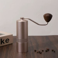 手磨咖啡研磨器便攜不鏽鋼手搖磨豆機手壓小型迷你手衝咖啡