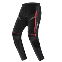 Wear-Resistant Motorcycle Pants Anti-Fall Motorcycle Protection Equipment Waterproof Motocross Pants Warm Men Biker Pants Black