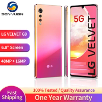LG VELVET G9 5G 4G LTE Mobile Phone 6.8'' 48MP+16MP 6GB+128GB LM-G900TM G900N Android SmartPhone Octa Core 1SIM/2 SIM CellPhone