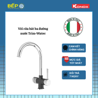 Vòi rửa bát ba đường nước Trim-Water Grey / Water Black / Water Chrome Konox chính hãng