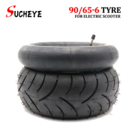 10 inch 90/65-6 Vacuum Tire for Electric Scooter Parts Thickening Tubeless Tyre Universal Explosion-proof