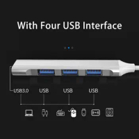 USB Hub Multiport USB Laptop Docking Station High Efficiency Type-C USB 3.0 Laptop Hub Splitter