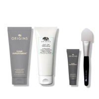 【ORIGINS 品木宣言】零黑粉抗痘面膜組(奇蹟抗痘面膜75ml+0黑粉面膜75ml)