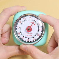 創意計時器學生用可愛機械廚房定時器提醒器大聲音烘焙磁鐵計時器 【麥田印象】