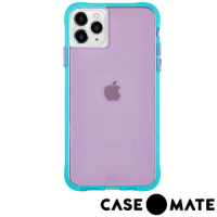 美國Case●Mate iPhone 11 Pro Max經典霓虹防摔手機保護殼-紫/藍綠