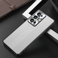 Luxury Drawing Metal Frame Phone Case For VIVO X60 X70 IQ00 8 7 S10 S9 E IQOO 8 7 NEO5 Pro Plus Lens Protection Car Magnet Cover