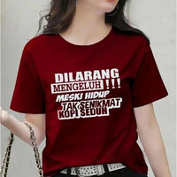 KAOS KATA-KATA / KAOS WANITA KOPI SEDUH GAYA OOTD & KAOS PRIA / KAOS WANITA POPULER / BLUS / T-SHIRT