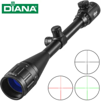 DIANA Tactical 8-32X50 Scopes Rifle Optics Red Dot Green Compact Riflescopes Outdoor Hunting Scopes
