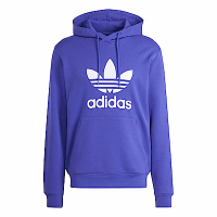 Adidas Trefoil Hoody IM9398 男 連帽 上衣 帽T 運動 經典 三葉草 休閒 棉質 藍紫