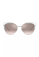 Michael Kors Michael Kors Women's Cat Eye Frame Silver Metal Sunglasses - MK1117