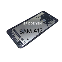 Frame LCD Samsung Galaxy A12 Tulang Tengah Tatakan Dudukan LCD Handphone HP