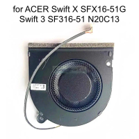Laptop CPU Fan พัดลมระบายความร้อน CPU สำหรับแล็ปท็อป ACER Swift Sfx16-51G Sf316-51 N20c13 คูลเลอร์ ร