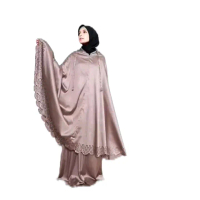 MUKENA ETHICA SOFT SILK PREMIUM Muslim Dewasa Mewah Wanita Silky Traveling Cantik Lembut