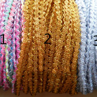 37Yards Narrow Fabric Centipede Lace Trim Clothing Textiles Centipede Braided Ribbon Curved Edge Sew DIY Accessories Webbing