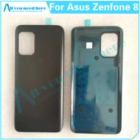 For Asus Zenfone 8 8Z ZS590KS ZS590KS-2A007EU I006D Zenfone8 Back Cover Door Housing Case Rear Cover Battery Cover