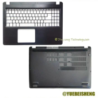 New For Acer Aspire 5 A515-52 A515-52G-57SF 52K A515-43 A515-43G palmrest keyboard bezel upper cover +bottom case cover,Black