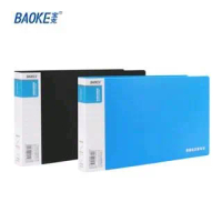 BAOKE Invoice Clip File Two Clamp Folder Penjepit Kuat dan Tahan Lama FR1205