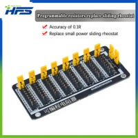 Adjustable SMD Resistance Slide Resistor Board, 7 Seven Decade, 1R-9999999R, Step Accuracy, 1R, 1%, 1/2 Watt Module, 200V