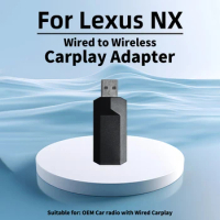 Mini Apple Carplay Adapter Newest Smart AI Box for Lexus NX Car OEM Wired Car Play To Wireless Carplay Plug and Play USB Dongle