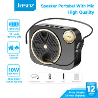 Jasoz Portable Amplifier Speaker Megaphone Mini Guru Tour Guide Pidato Speaker Pinggang Dengan Kabel