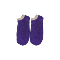 SK-P281 Kaos Kaki Wanita Motif Rajut Pattern / Kaus Kaki Pendek Motif Semata Kaki Import Murah Motif