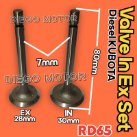 RD55 RD65 Valve In Ex Set Klep Api Minyak Set Mesin Diesel Kubota Traktor