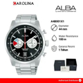 Jam Tangan Pria Alba Signa A4B001X1 Chronograph Stainless Steel