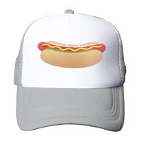 Hot Dog Sausage Unisex Baseball Hats Adjustable Mesh Back Caps Summer Foam Breathable Mesh Cap Trucker Hats Sports Cap