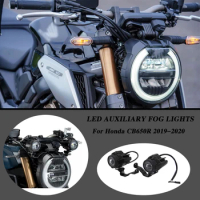 CB 650 R Auxiliary Lights For Honda Motorcycle 40W 6000K Spot Driving Fog Lamps For Honda CB650R CB 650R CB650 R 2019 2020