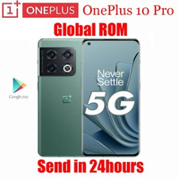 Global Rom OnePlus 10 Pro 5G Cell Phone Snapdagon8 Gen 1 5000Amh 80W SuperVooc 6.7Inches 2K LTPO2.0 120Hz 48MP Android12 OTA NFC