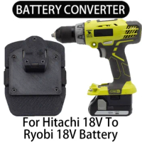 Battery Converter for Ryobi 18V Li-ion Tools to To for Hitachi 18V Li-ion Battery Adapter Power Tools Accessories Tools Drill