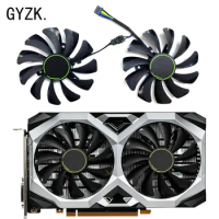New For MSI GeForce RTX2060 GTX1660 1660ti VENTUS XS V1 Wantushi Graphics Card Replacement Fan HA9010H12F-Z