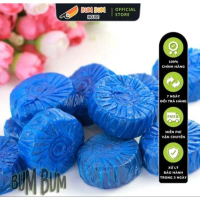 Combo 50 viên tẩy vệ sinh bồn cầu chính hãng Bum Bum House - viên thả bồn cầu tẩy sạch diệt khuẩn vế