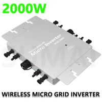 2000W WVC Solar Micro Grid Tie Inverter DC22V-60V to 120V/230V Auto Switch With Wifi Wireless Series R3 Micro Inverter