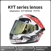 For KYT NFR NFJ Full Face Accessories Glasses Helmet Visor Motorcycle Anti-scratch Wind Shield Motorbike Helmet Lens Moto Lens