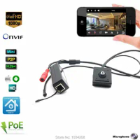 1080P Mini POE Camera POE Miniature IP Camera Audio CCTV Network Camera P2P Power Over Ethernet IPC Web Cam For Vending Machine